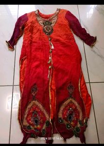 3 shade top and ghaghra
