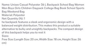 Korean Backpack Peach 🍑 Colored