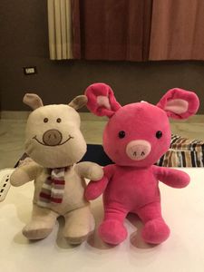 Cute Plush Pig &amp; Dog Set