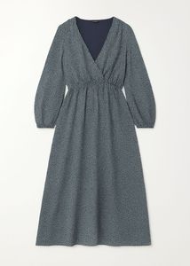 Elegant Wrap Midi Dress