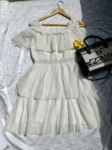 Dreamy White Dress For Women 🤍