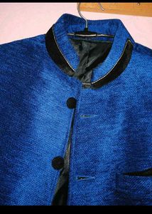 Stylish Blue Bandhgala Jacket