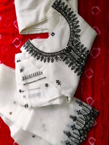 White Embroidered Salwar Kameez