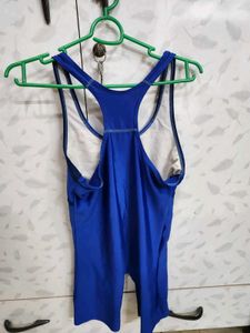 Blue One Piece Swim Suit