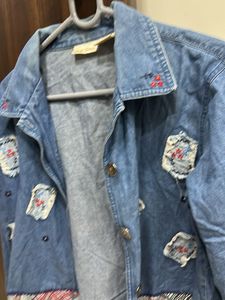 Denim Patchwork Jacket