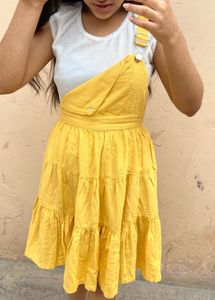 Yellow Jumper Dress