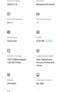 Oppo F15