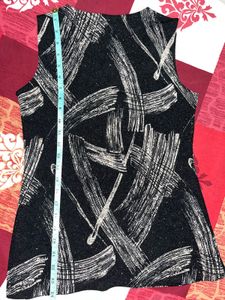 Abstract Sleeveless Top