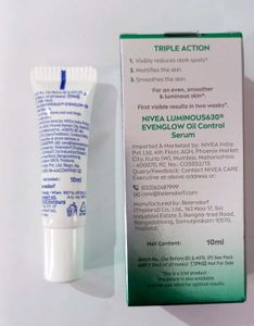 Nivea Luminous EvenGlow Oil Control Serum 10ml
