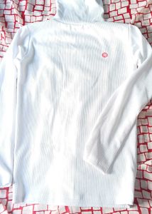 ✨White High-Neck–Soft, Elegant &amp; Winter-Perfect