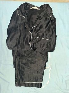 Black Pyjama&#39;s with White Trimming