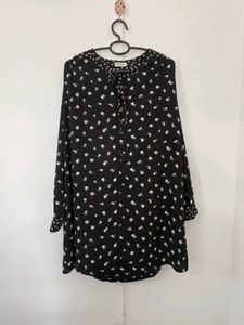 Floral Print Long Top