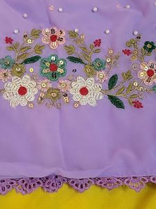 Beautiful Lavender Georgette Suit