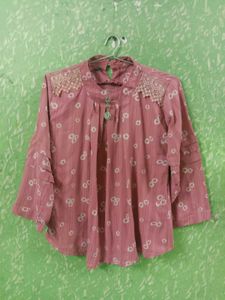 Pink Floral Top