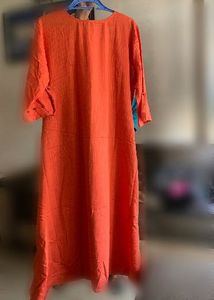 Elegant Orange Kurta