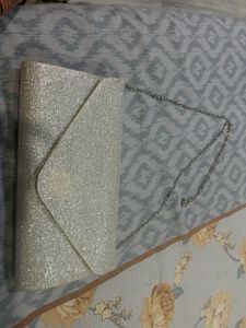 Silver Shinning Clutch