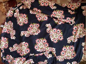 Cold shoulder top with floral prints