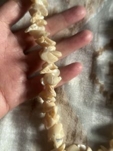White Stone Neck Piece