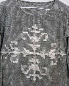 Stylish Grey woolen top