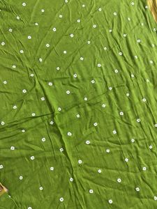 Green Bandhani Dupatta