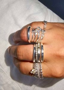 Silver plated Pinteresty rings