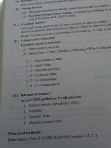SetRite French Practice Material Grade 10
