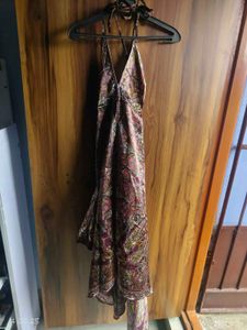 Paisley Halter Maxi Dress