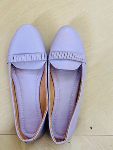 Lavender Colour Flat And Belly