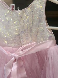 Pink Sequin Tulle Dress