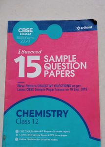 Chemistry class12 sample Question paper