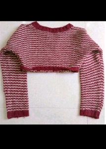Cropped Knit Sweater