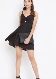 Black Fit And Flare Dress