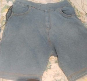 Blue Denim Shorts