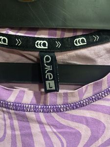 Purple Patterned T-Shirt