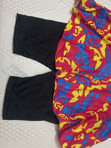 Funky Pattern Swimming Costume