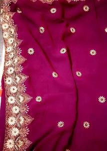 Beautiful Embroidered Saare🌸❤