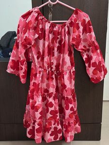 Floral Print Mini Dress