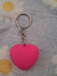 Vintage Barbie Heart Keychain