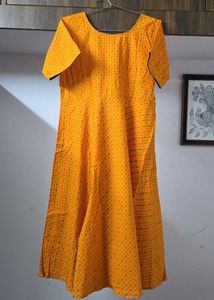 Cotton Weave Anarkali Kurta