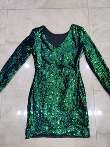 SALE 🔥:Dual Tone Sequin Dress✨