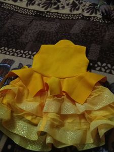 Beutiful Yellow Baby Frock