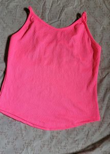 Neon Pink Crop Top