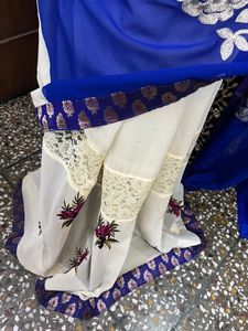 Double Color Saree