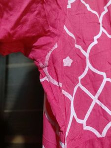 Pink Printed Dress