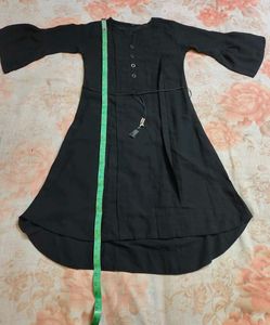 Black Flare Sleeve Dress 🖤💥
