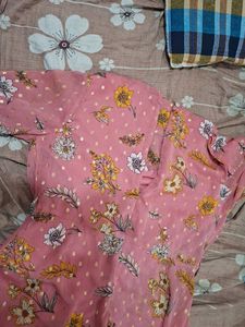 Floral Print Kurta
