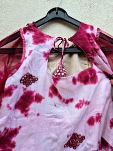 ✨ Pink &amp; Wine Hand-Dyed Tunic✨