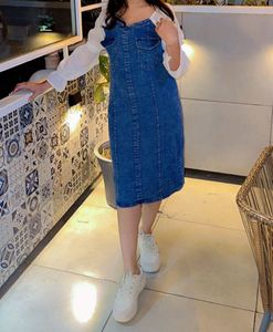 Denim Dress Worn 1 Time Only.
