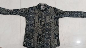Patterned Men's Shirt XL