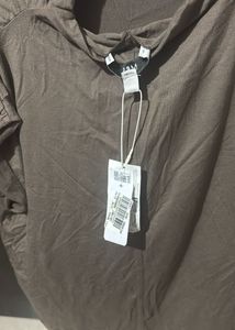 Brown Top with Ruched feature